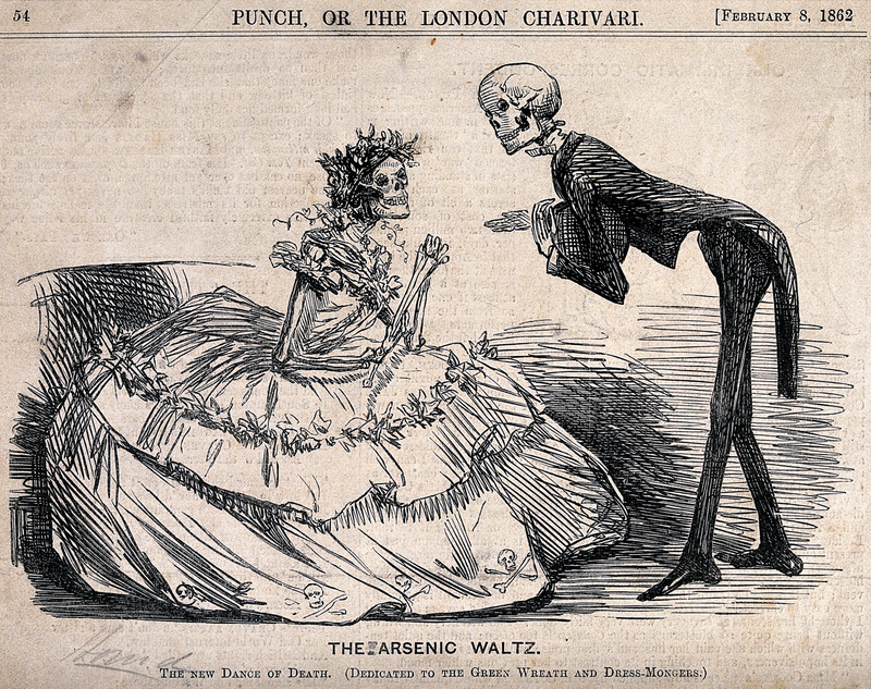 Illustration for article titled The Arsenic Dress: How Poisonous Green Pigments Terrorized Victorian Fashion